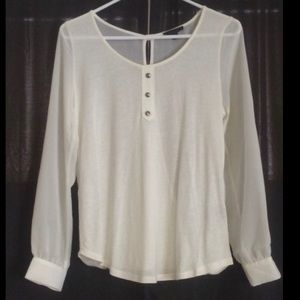 NWOT Off White Blouse